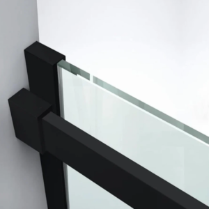 Buy Shower Glass - Rock Series 2 Sides Frameless Glass RCM1170x770 Black Frame Online - Shower Enclosures - Frameless Shower - 4 - NZ Depot Delivery