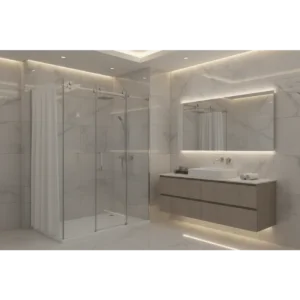 Buy Shower Glass - Rock Series 2 Sides Frameless Glass (1170x770x2100mm) Online - Shower Enclosures - Frameless Shower - 2 - NZ Depot Delivery