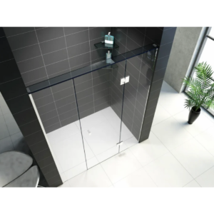 Buy Shower Glass - Stream Series Swing Door (1300x1950mm) Online - Shower Enclosures - Frameless Shower - 2 - NZ Depot Delivery