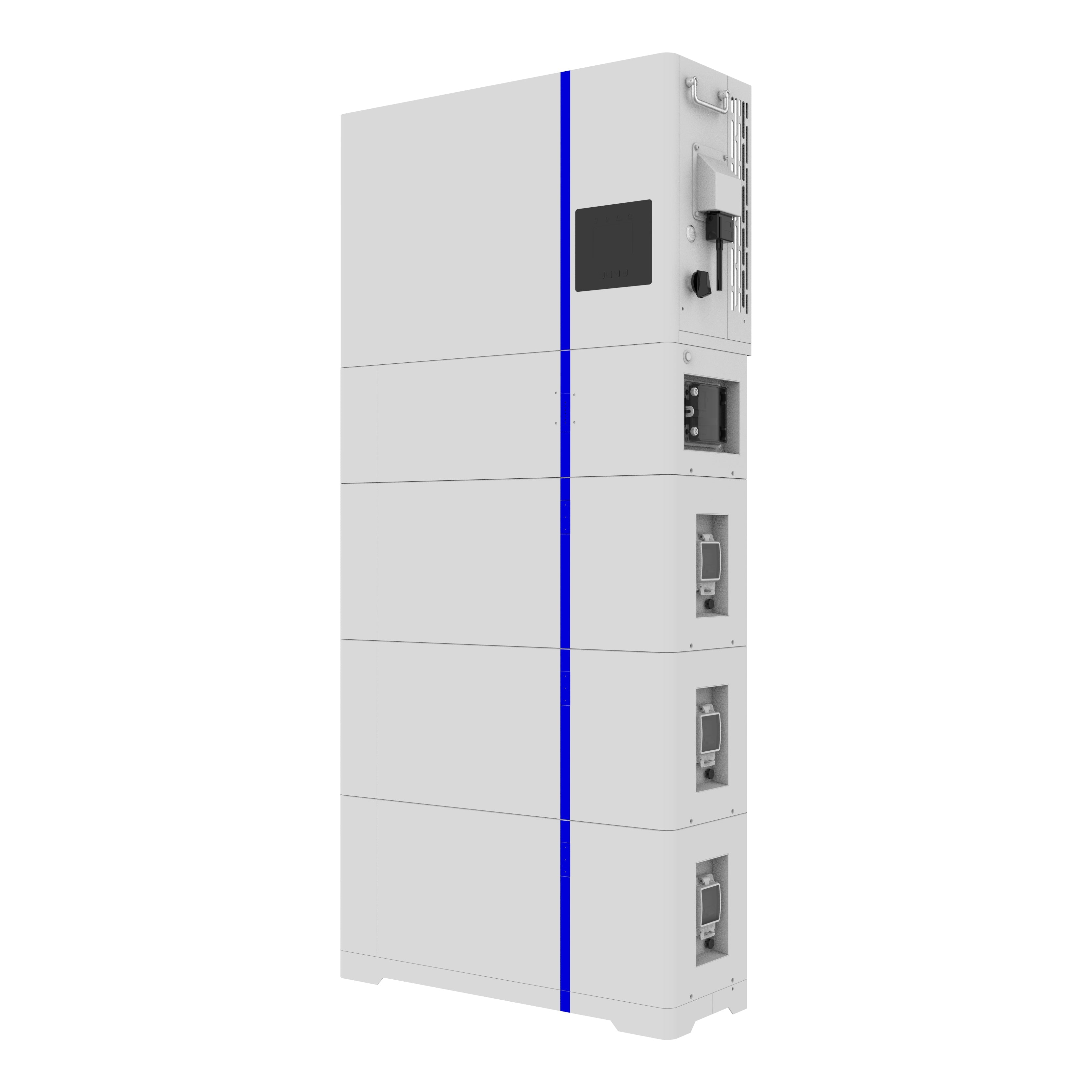 solar-Hybrid-Inverters-AI-W5.1-12P3-B3JA-nz-depot-1 Deye 12kW 15.36kWh Three-Phase - AI-W5.1-12P3-B3JA side profile | NZ Depot