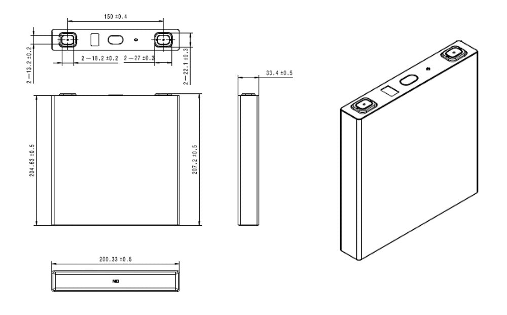 CATL 3.2V 150Ah Lithium Battery LiFePO4 Battery Deep Cycle Battery (installed view) CATL 3.2V 150Ah Lithium - BTL-3.2V150CATL installed view | NZ Depot