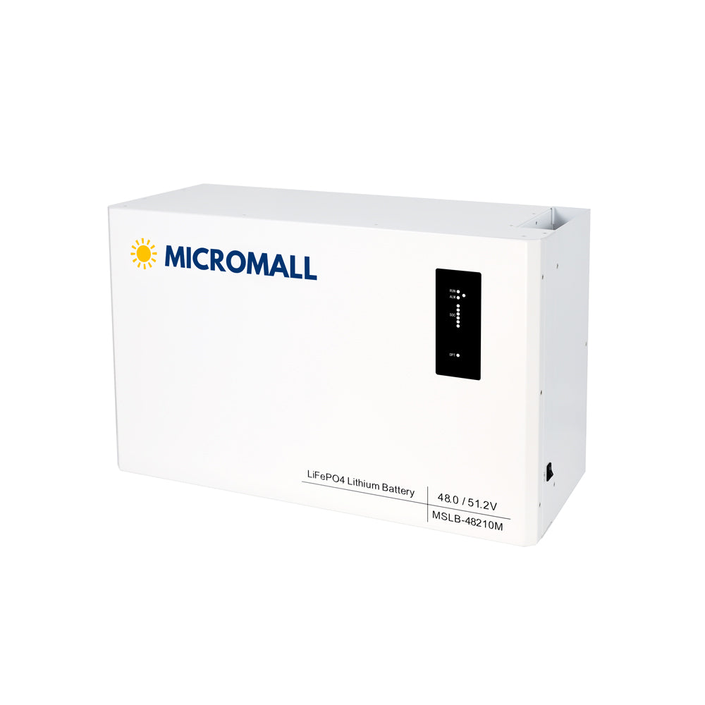 48V 206Ah 10.54kWh LiFePO4 Lithium Battery Deep Cycle Stackable Solar Battery (side profile) 48V 206Ah 10.54kWh LiFePO4 - BTL-48V210M side profile | NZ Depot