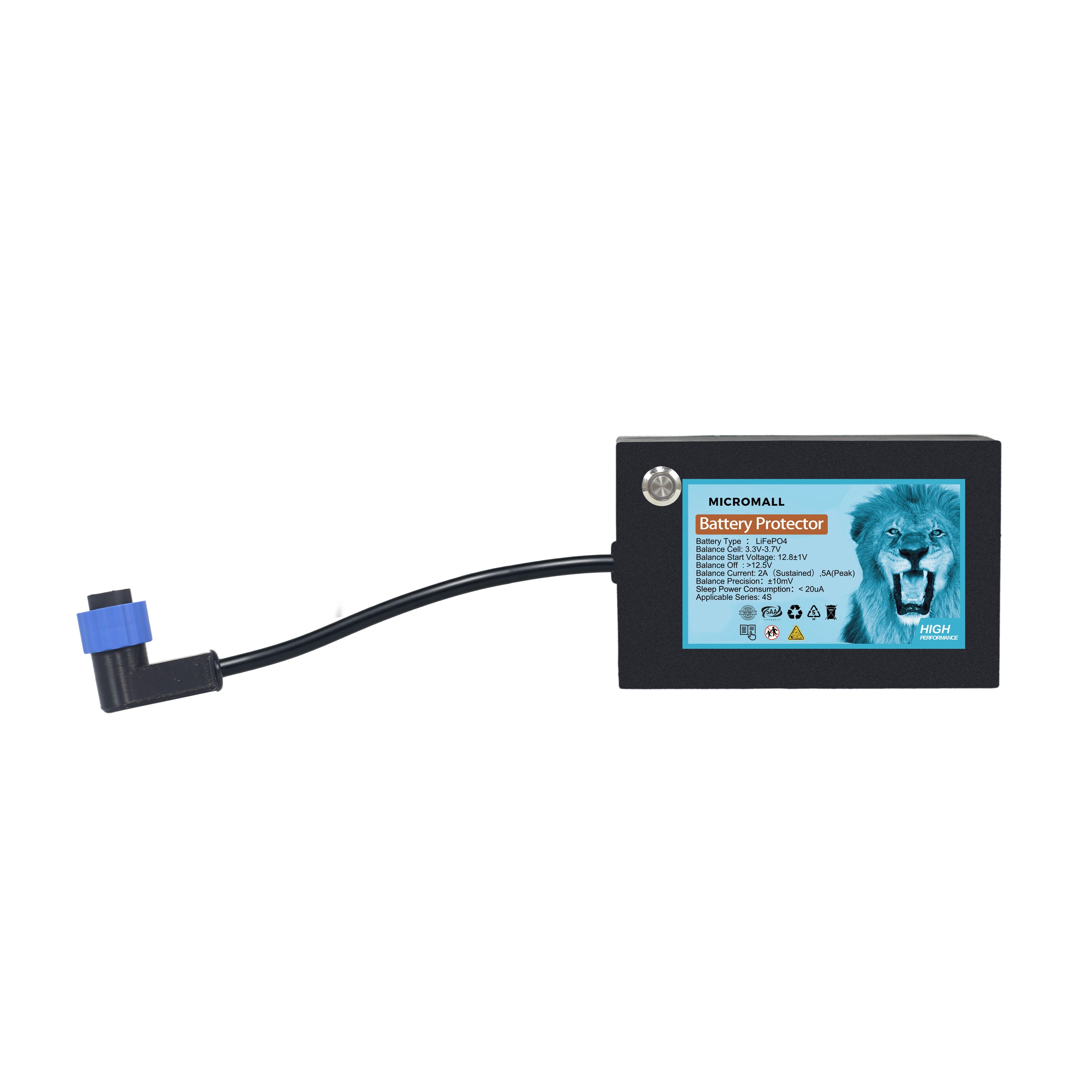 12.8V 210Ah Essential LiFePO4 Battery Deep Cycle Battery with 4S Battery Protector (installed view) 12.8V 210Ah Essential LiFePO4 - Pac-BTL-12.8V210-BP installed view | NZ Depot