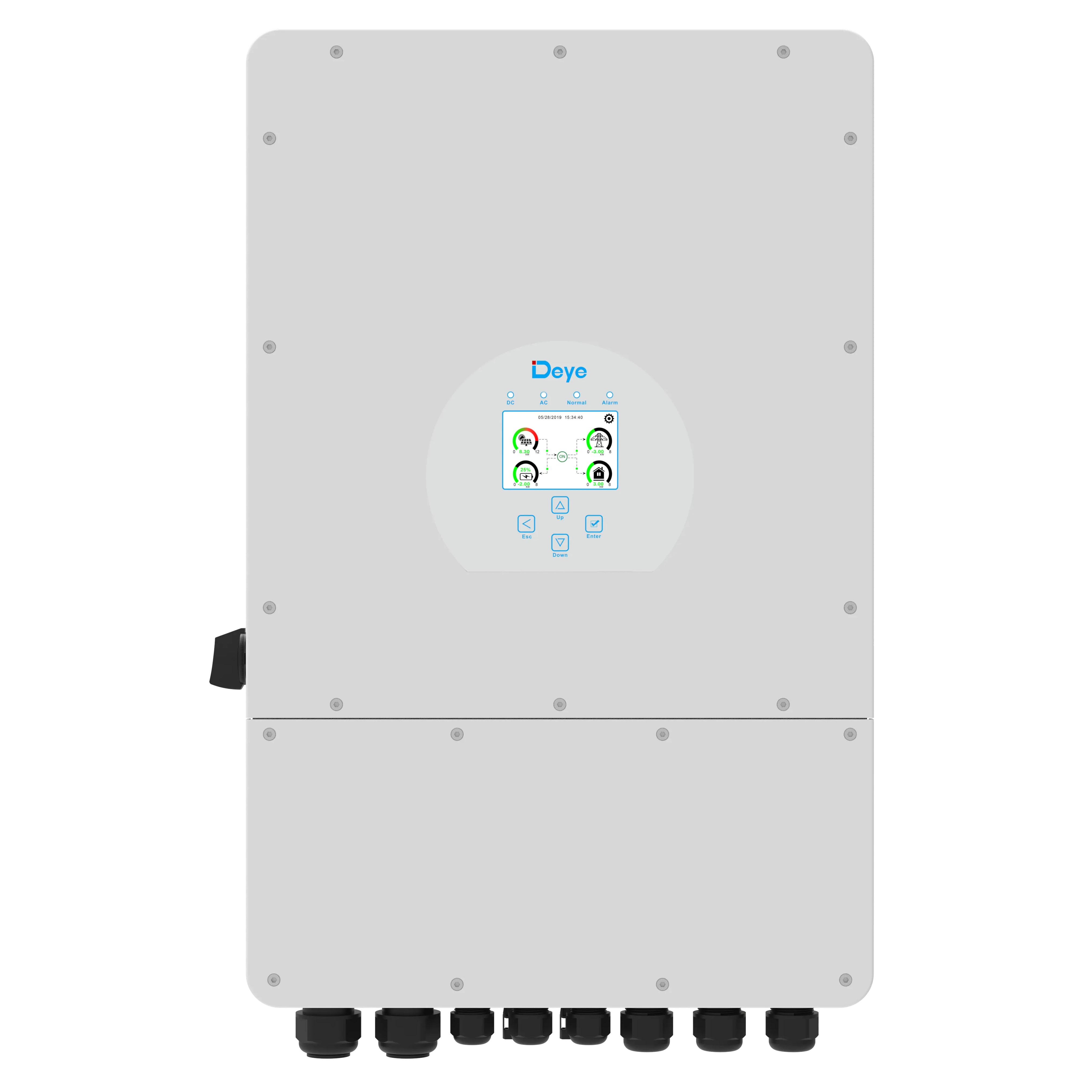 Deye 12kW Three-Phase Hybrid Solar Inverter with 25 Panels 17kWh Battery (installed view) Deye 12kW Three-Phase Hybrid Solar Inverter with - SUN-12K-SG04LP3-AU-340 installed view | NZ Depot
