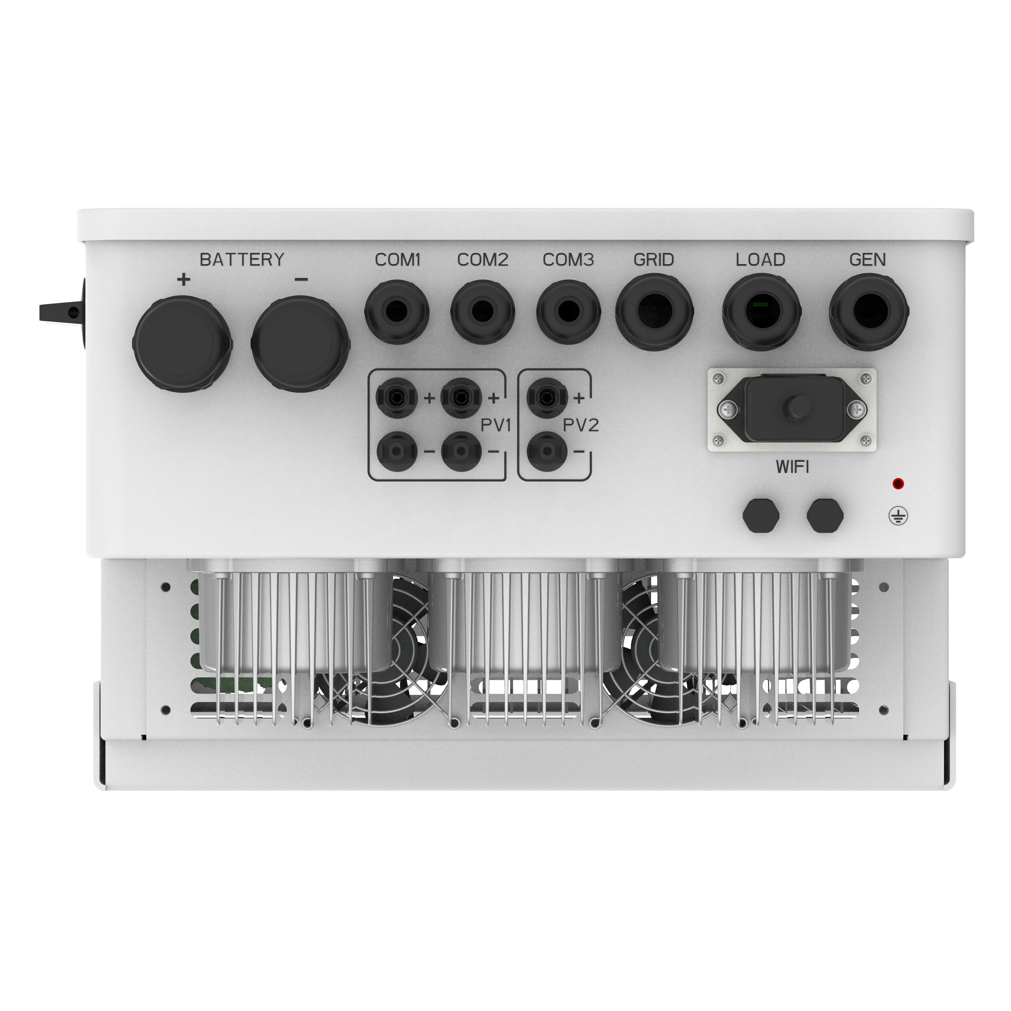 Deye 12kW Three-Phase Hybrid Solar Inverter with 25 Panels 17kWh Battery (product photo) Deye 12kW Three-Phase Hybrid Solar Inverter with - SUN-12K-SG04LP3-AU-340 product photo | NZ Depot