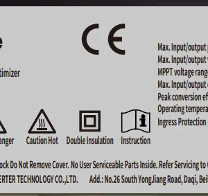 Deye SUN-XL02-B 700W PV - SUN-XL02-B-OP side profile | NZ Depot