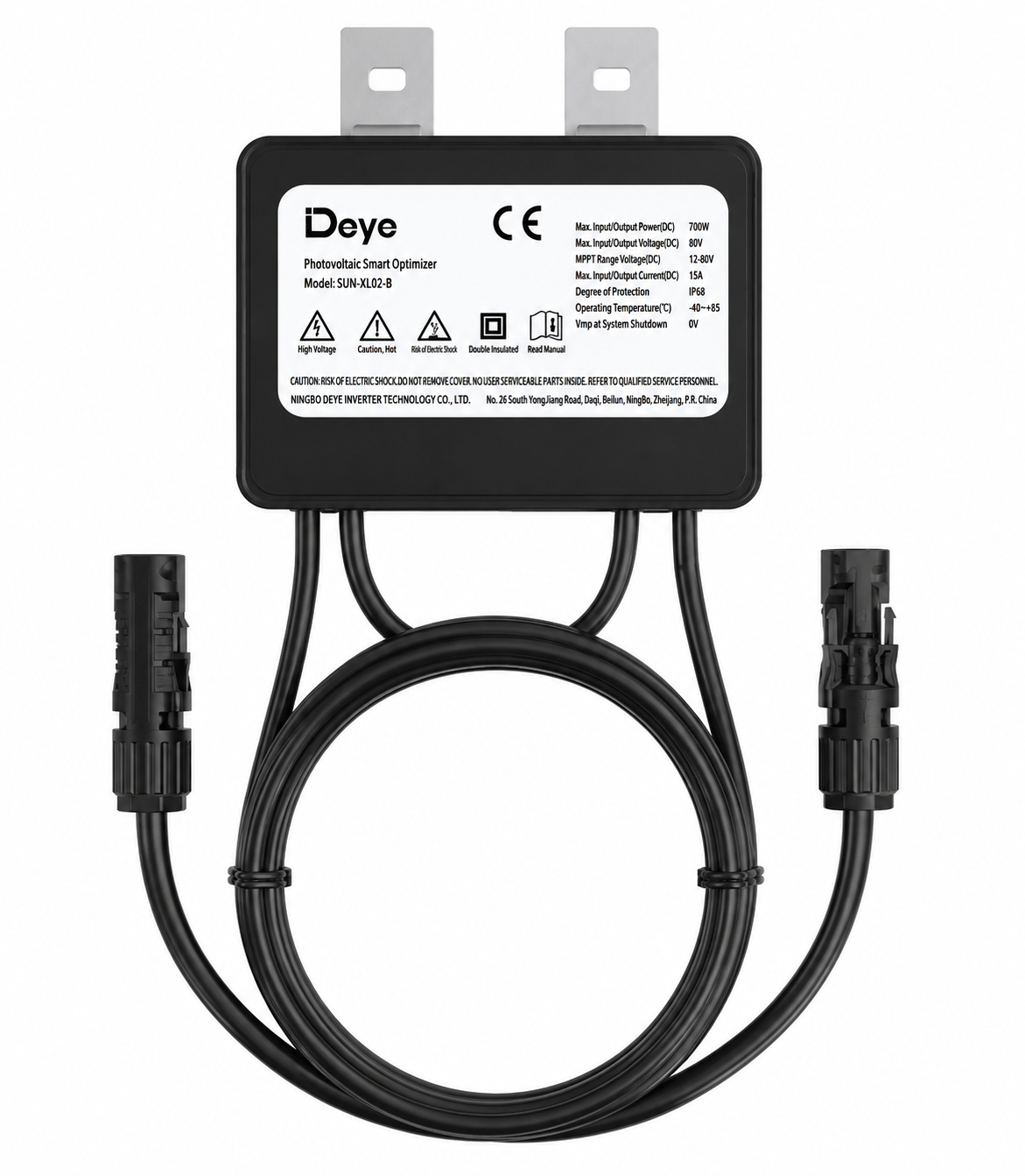 Deye SUN-XL02-B 700W PV Module Optimizer (detail view) Deye SUN-XL02-B 700W PV - SUN-XL02-B-OP detail view | NZ Depot