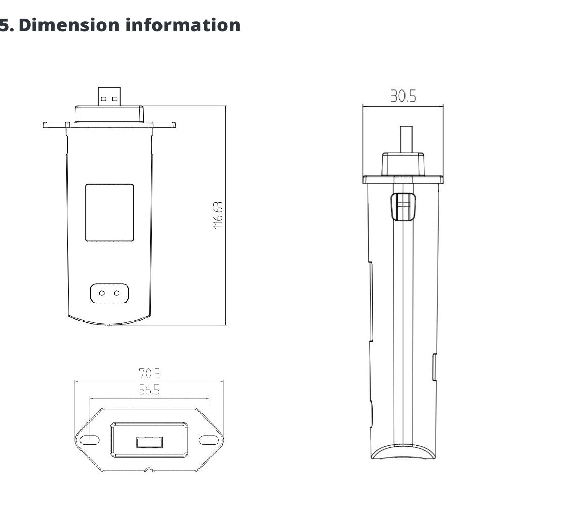 Deye DL1000B-ETH Ethernet Data Logger for Remote Inverter Monitoring (detail view) Deye DL1000B-ETH Ethernet Data - DL1000B-ETH detail view | NZ Depot