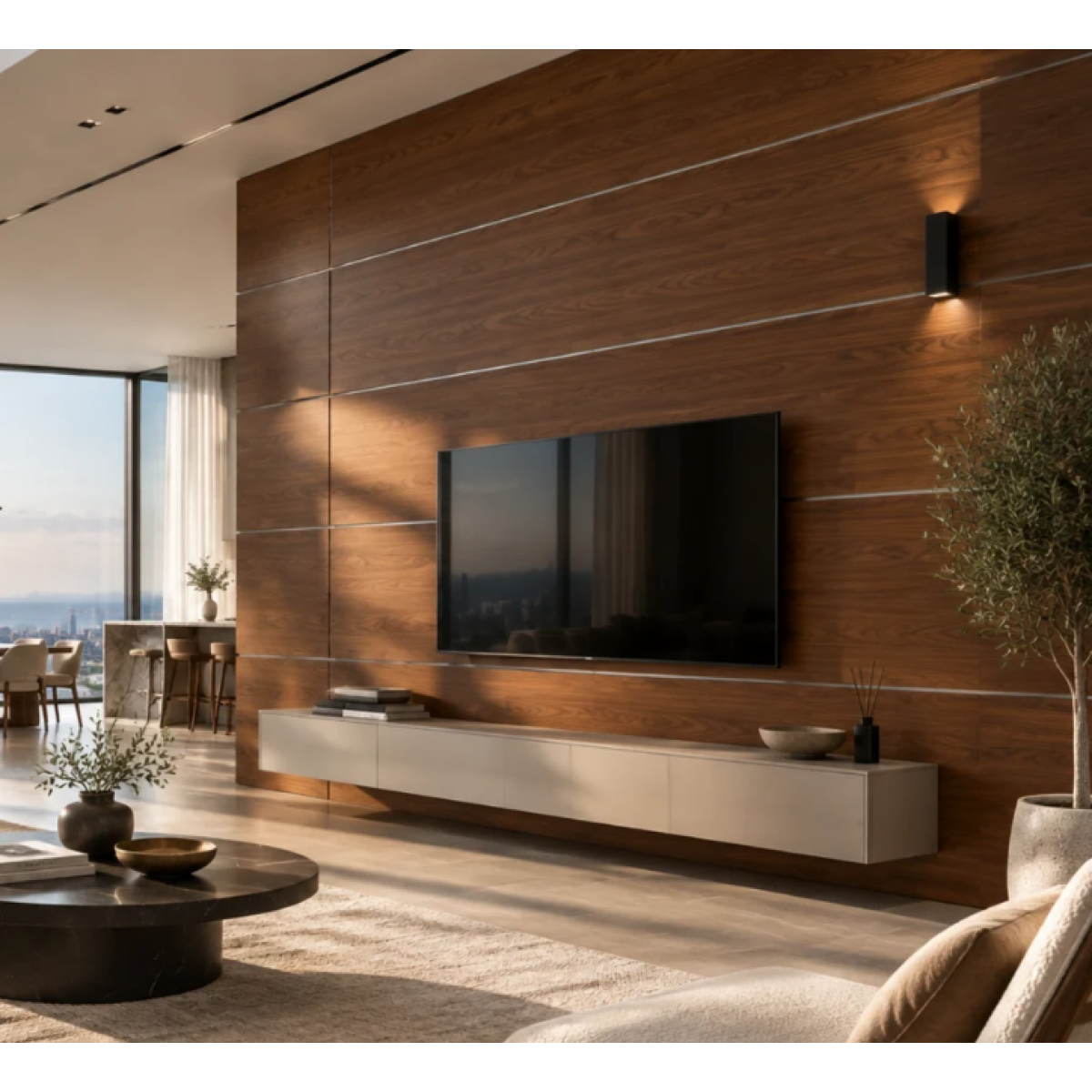 Aluminum Composite Panel - Walnut wood color 1 Buy Aluminum Composite Panel - Walnut wood color Online - Decorative - Waterproof decorative sheet - 1 - NZ Depot Delivery