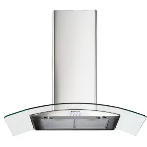 Buy Parmco Rangehood curved glass 900mm stainless 1000m3h Online - - 1 - NZ Depot Kitchen