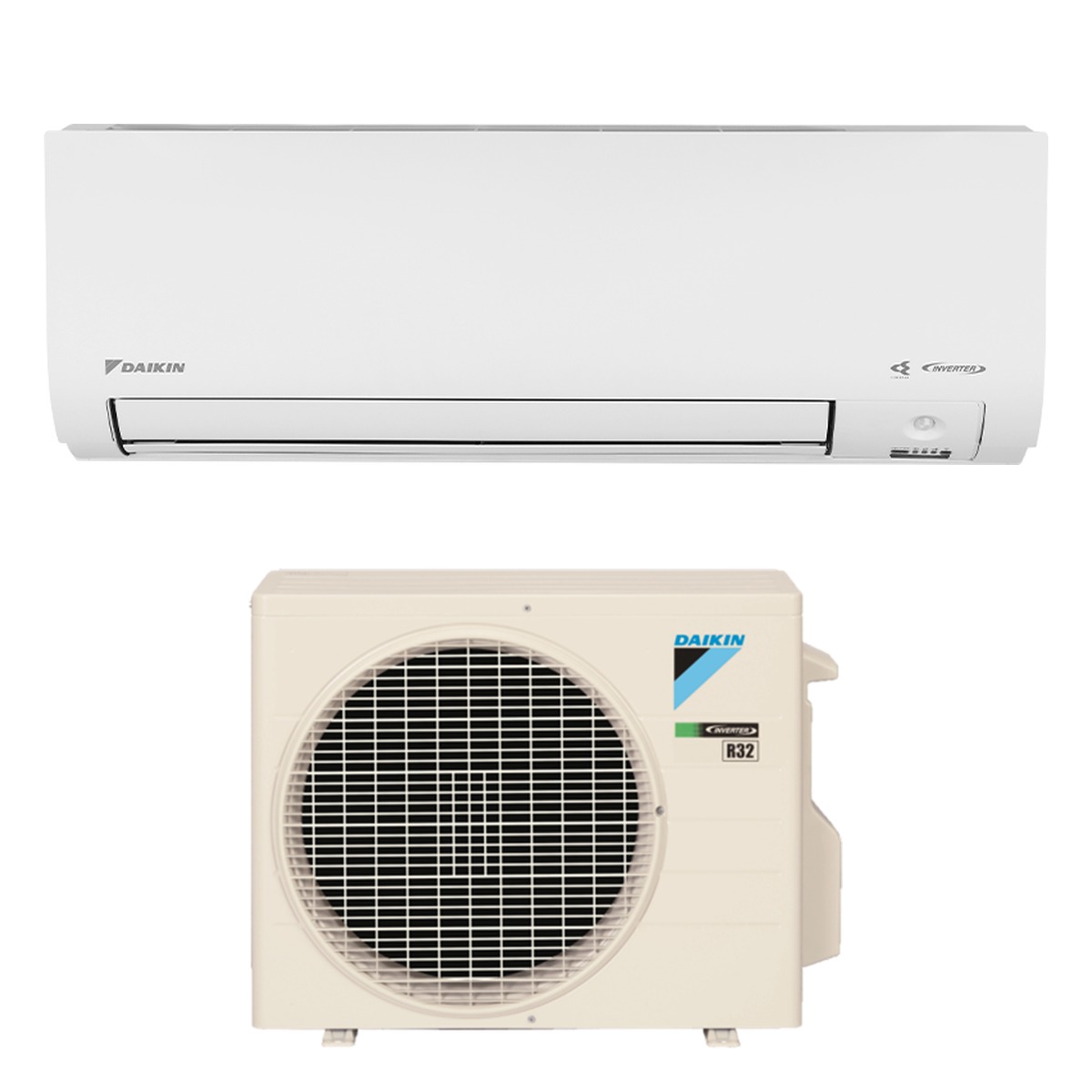 Daikin ALIRA X 2.5kW Wall Mounted Complete System - ALIRAX25-NZ 1 Daikin Alira X 2.5kW heat pump system ALIRAX25-NZ indoor and outdoor unit