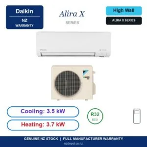 Daikin ALIRA X 3.5kW Wall Mounted Complete System – ALIRAX35-NZ specs - NZ Depot