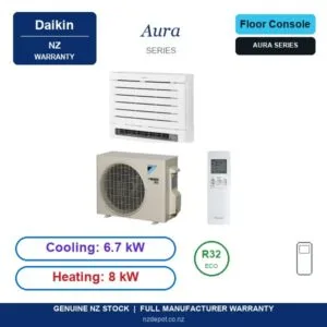 Daikin AURA 6.7kW Floor Console Complete System – AURA71-NZ specs - NZ Depot