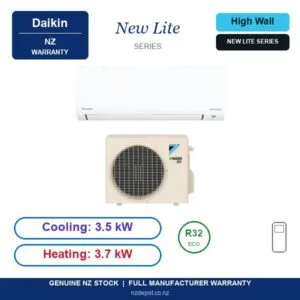 Daikin NEW LITE SERIES 3.5kW Wall Mounted Complete System – NEWLITE35-NZ specs - NZ Depot
