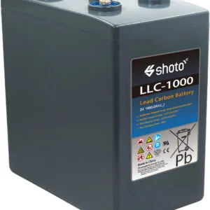 Shoto LLC-1000 2V 1000Ah - BTC-2V1000 front view | NZ Depot
