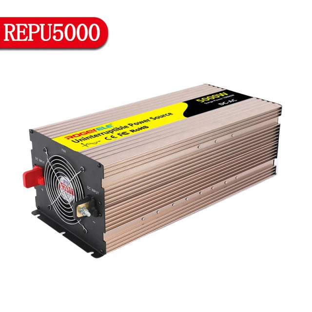 REPU-24V5000W 5000W Pure Sine Wave Inverter Charger UPS 24V to 230V 1 REPU-24V5000W 5000W Pure Sine - REPU-24V5000W front view | NZ Depot