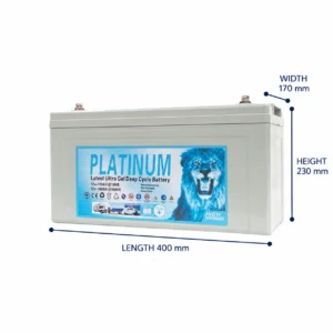 Solar Battery 120Ah 160Ah - BTG-12V160 side profile | NZ Depot