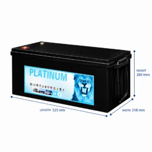 Home Appliances & Heat Pumps NZ | Direct Warehouse 45 Solar Battery 280Ah 100hr - BTG-12V280AH side profile | NZ Depot