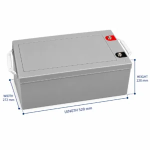 Solar Battery 300Ah 100hr - BTG-12V300 side profile | NZ Depot