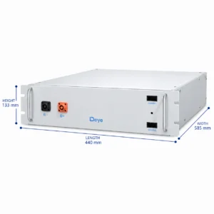 Deye BOS-G-Pack5.1 Lithium Ion - BOS-G-Pack5.1 side profile | NZ Depot