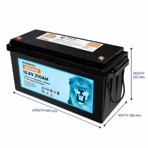 12V 200Ah 210Ah Lithium Battery - BTL-12V210B side profile | NZ Depot