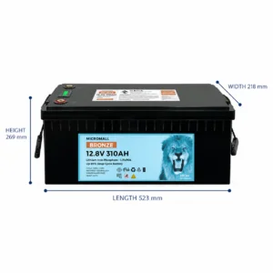 Bronze 12V 300Ah 310Ah - BTL-12V310B side profile | NZ Depot
