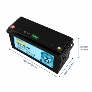 24V 100Ah 110Ah Lithium Battery - BTL-24V110G side profile | NZ Depot