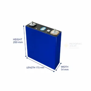 3.2V 206Ah Lithium Battery - BTL-3.6V206 side profile | NZ Depot