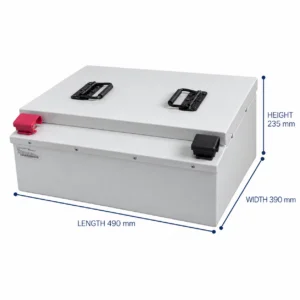48V 51.2V 100Ah 110Ah - BTL-48V110RE side profile | NZ Depot