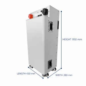 48V 51.2V 200Ah 210Ah - BTL-48V210 side profile | NZ Depot