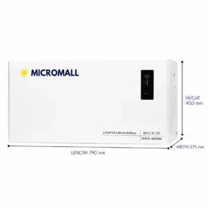 48V 51.2V 280Ah MAX 310Ah - BTL-48V300M side profile | NZ Depot