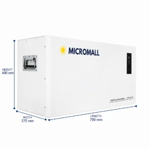 48V 51.2V 280Ah MAX 310Ah LiFePO4 - BTL-48V300M1 side profile | NZ Depot