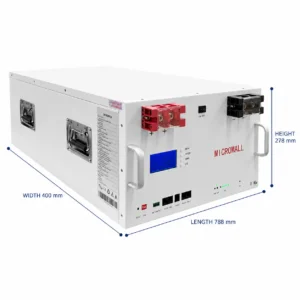 48V 51.2V 310Ah LiFePO4 - BTL-48V310 side profile | NZ Depot