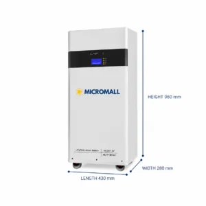 48V 51.2V 340Ah LiFePO4 - BTL-48V340 side profile | NZ Depot