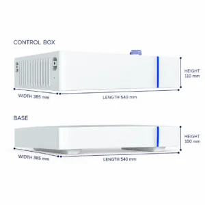 Deye GB-LB-Pro High-Voltage Battery - GB-LB-Pro+Lbase side profile | NZ Depot