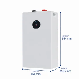 Deye 48V 51.2V 314Ah - SE-F16 Max-6 side profile | NZ Depot