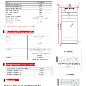 Flagsun 100W Flexible Solar - FSF-HB100 WP side profile | NZ Depot