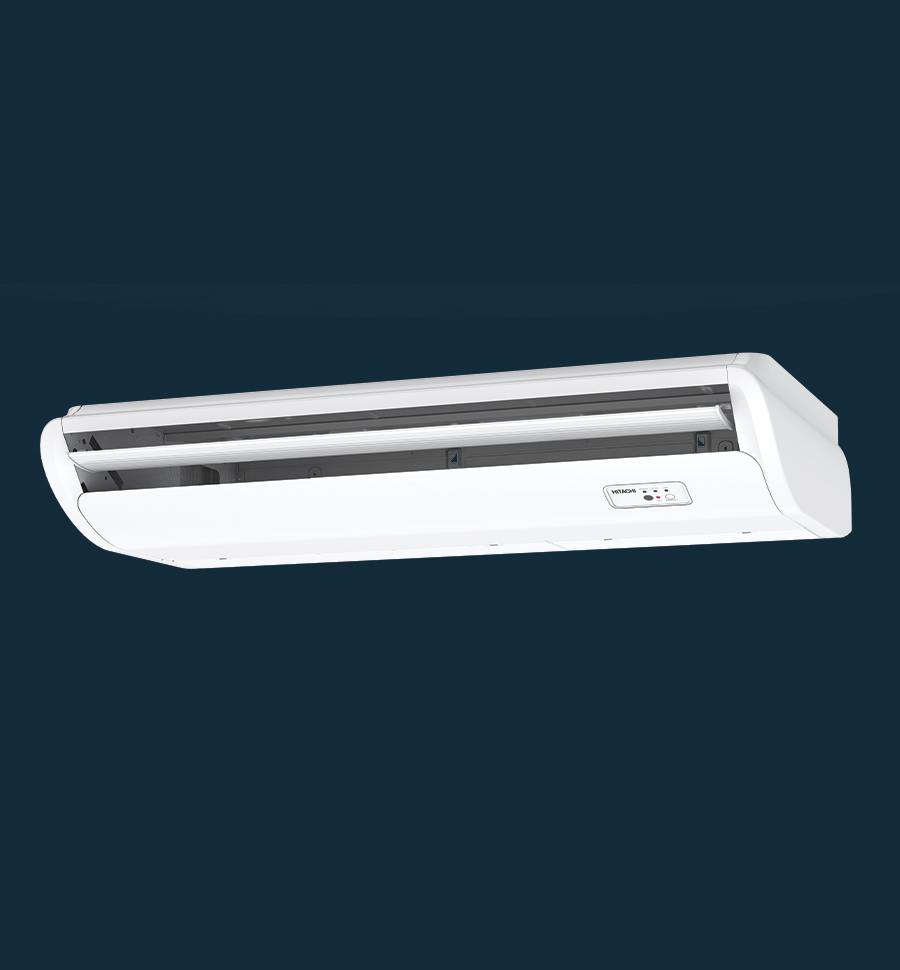 Hitachi 14kW Aircore 700 Three Phase Under Ceiling Heat Pump Air Conditioner - Complete Set (Indoor + Outdoor) (detail view) Hitachi 14kW Aircore 700 Three Phase - PPFC-6.0UFA1NQ-PAS-6.0UFASMQ1-SET detail view | NZ Depot